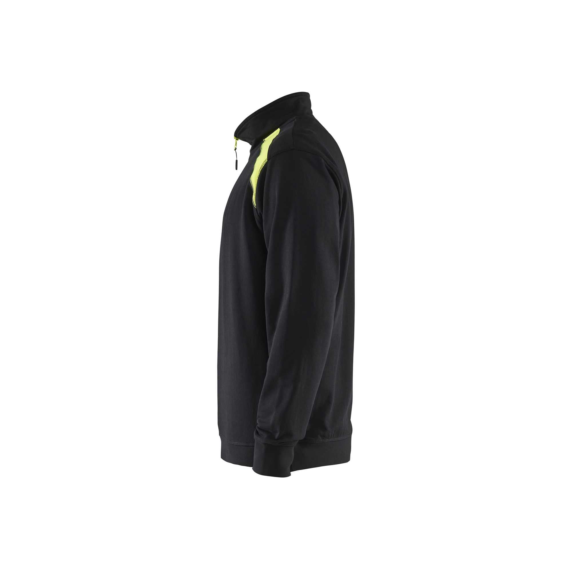 BLAKLADER 33531158 Half Zip 2 Tone Sweatshirt Work Sweatshirt MEN - 100% Cotton